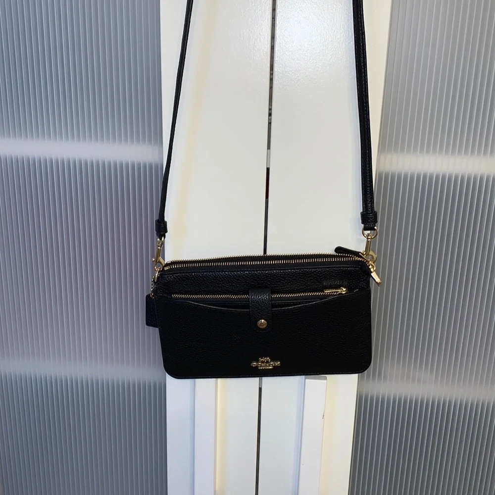 Black Coach crossbody